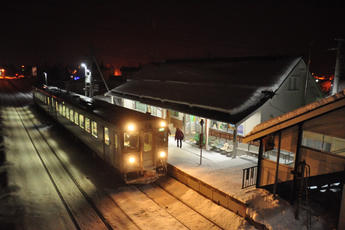 撮影・雪・富良野線・上富良野