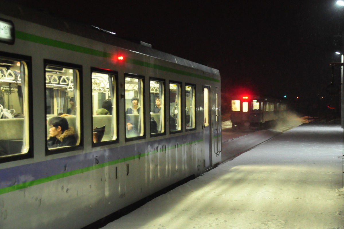 撮影・雪・富良野線・上富良野