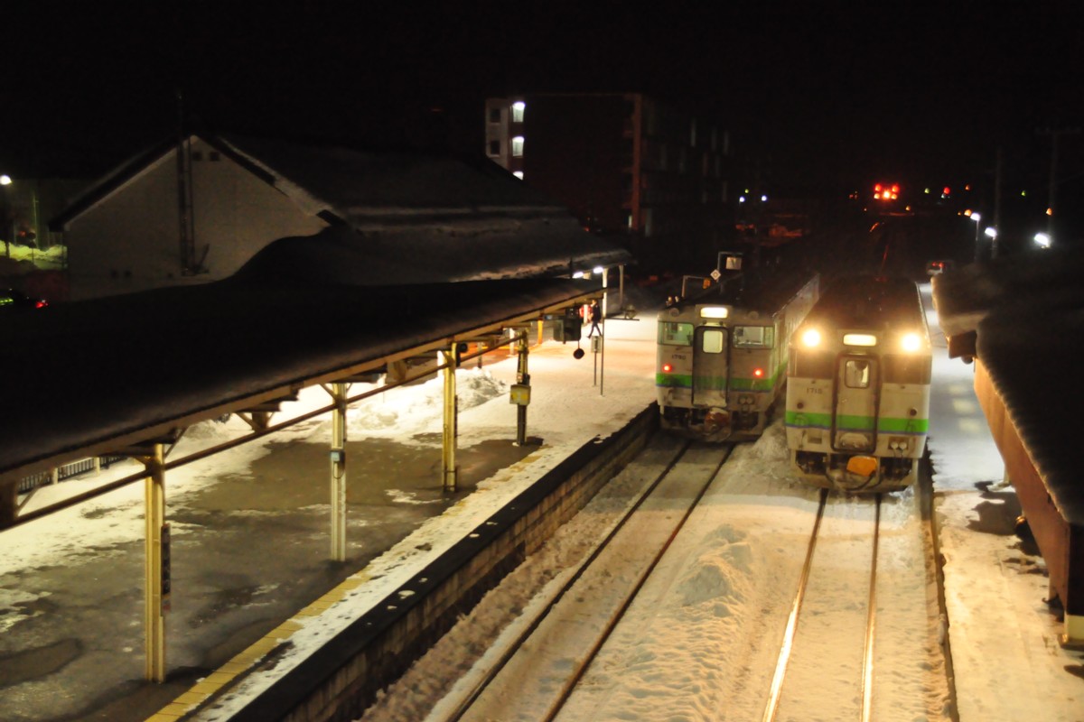 撮影・雪・根室本線・芦別