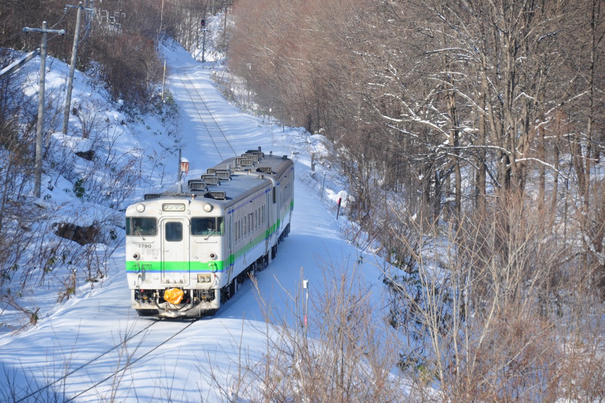 撮影・雪・根室本線・島ノ下－富良野