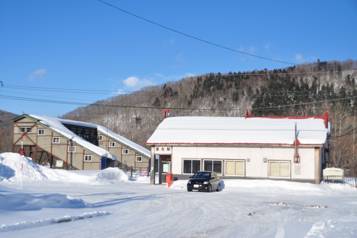 撮影・雪・根室本線・落合