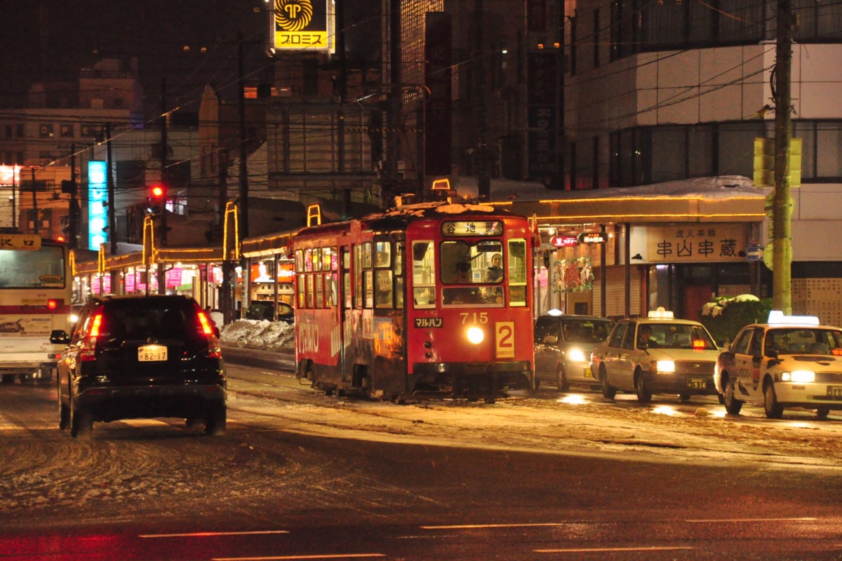 函館市電・撮影・函館駅前