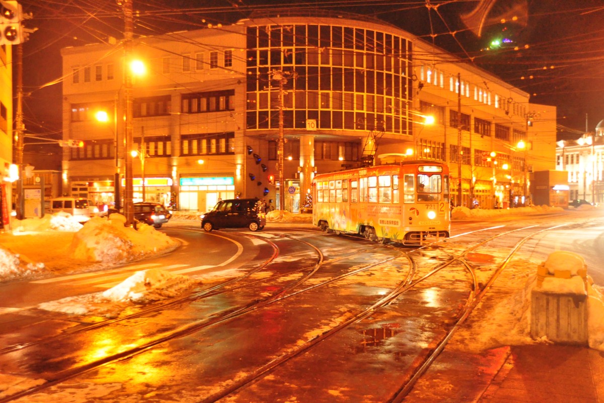 函館市電・撮影・十字街