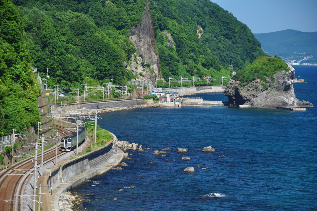 撮影・海・函館本線・銭函－朝里