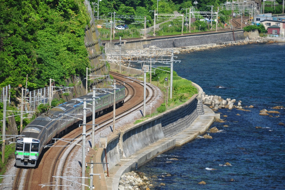 撮影・海・函館本線・銭函－朝里