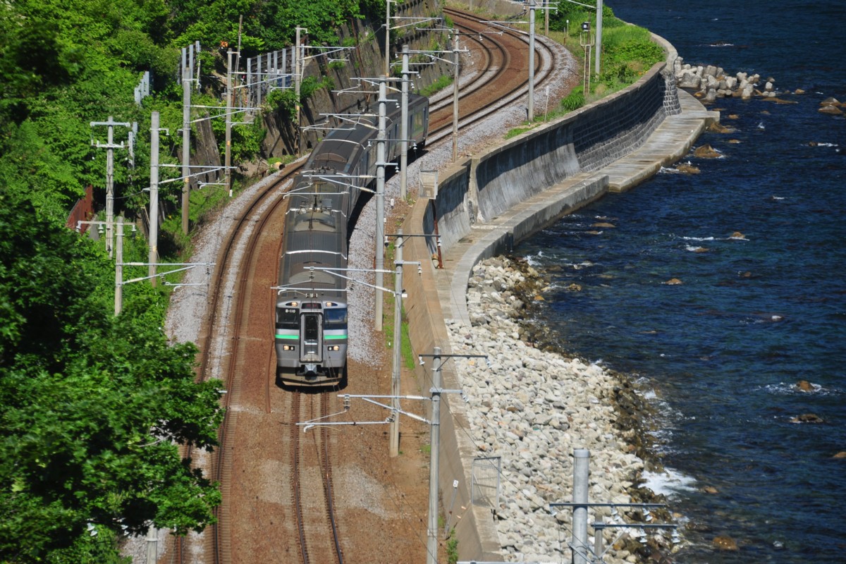 撮影・海・函館本線・銭函－朝里