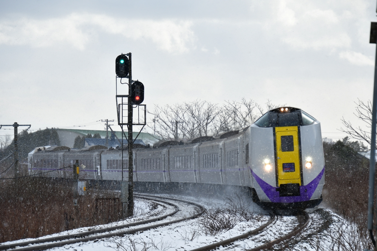 撮影・雪・室蘭本線・小幌－礼文