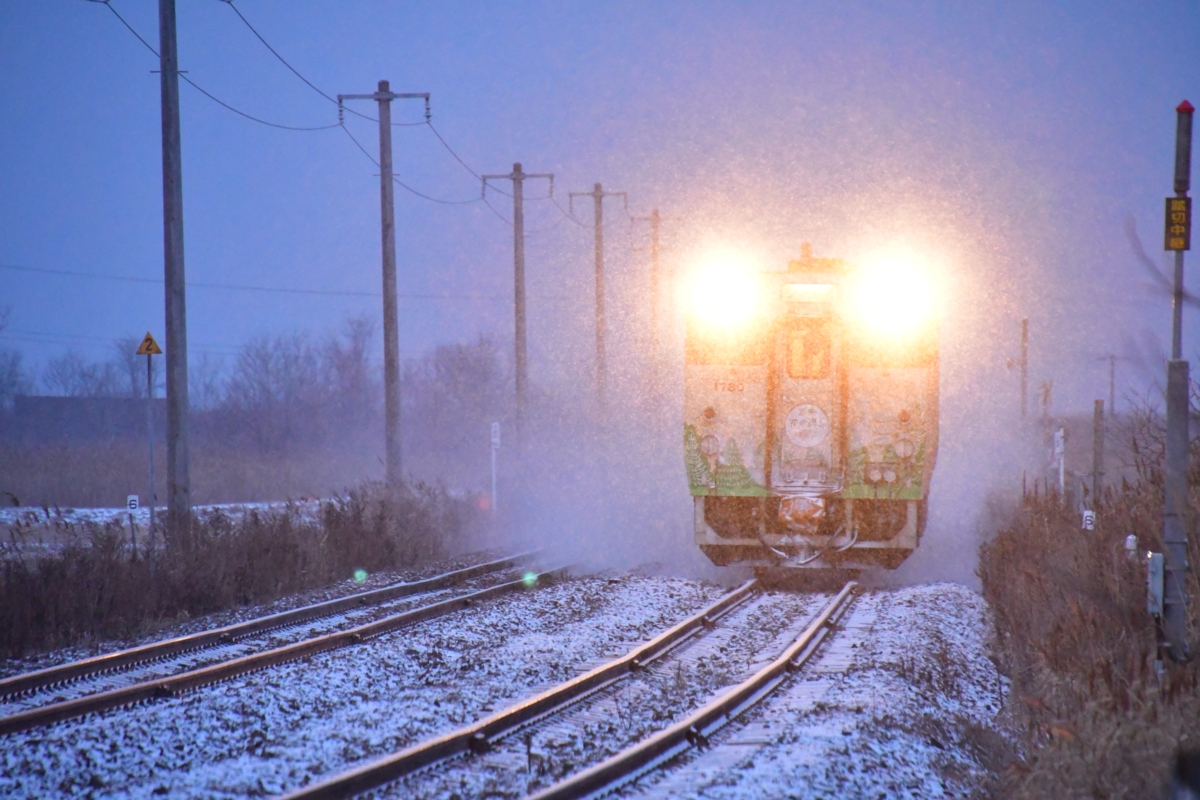 撮影・冬・雪・室蘭本線・有珠－長和