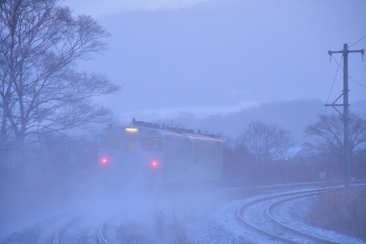 撮影・冬・雪・室蘭本線・有珠－長和