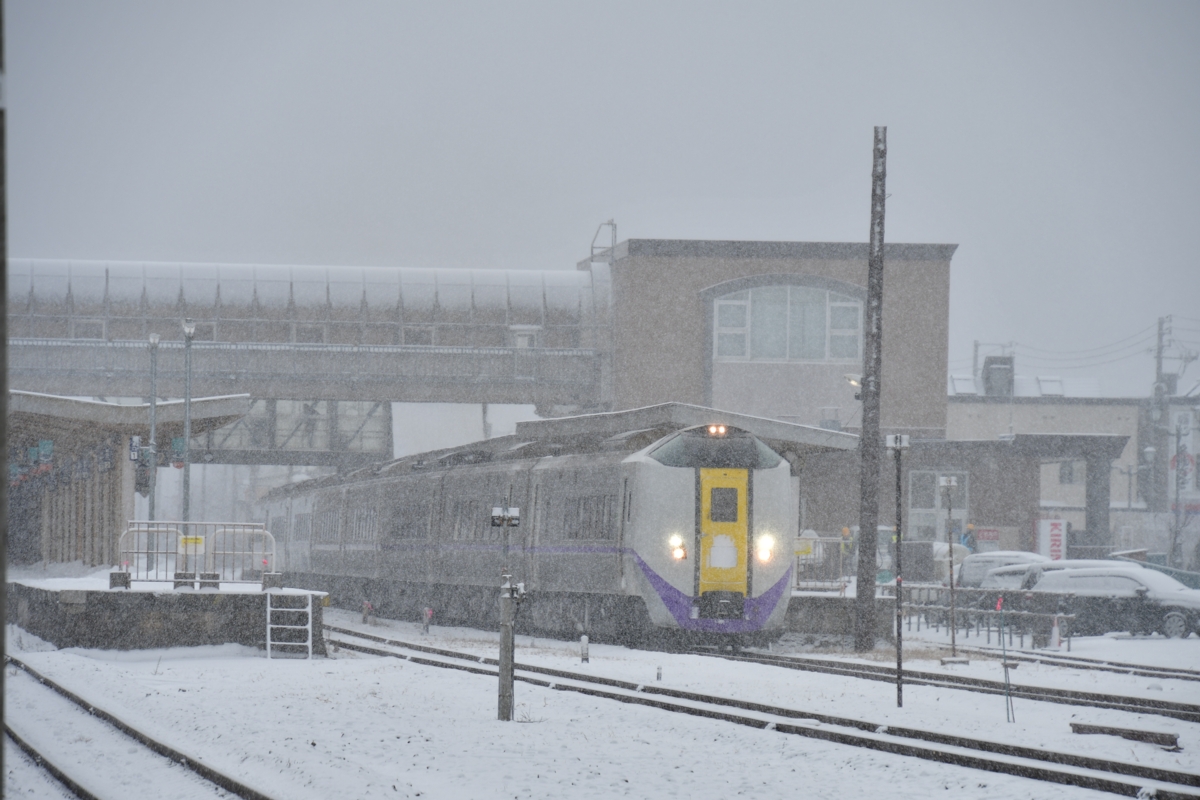 撮影・冬・雪・室蘭本線・洞爺