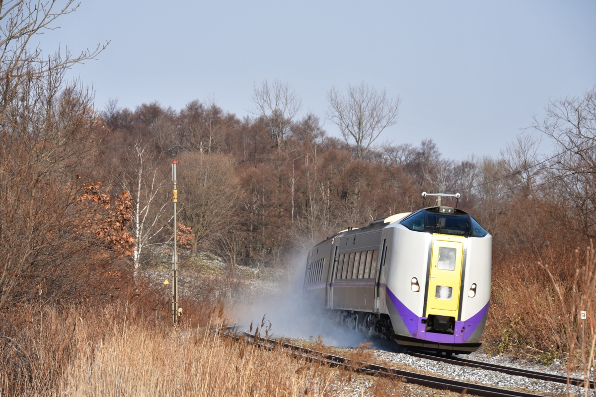撮影・冬・雪・室蘭本線・有珠－長和