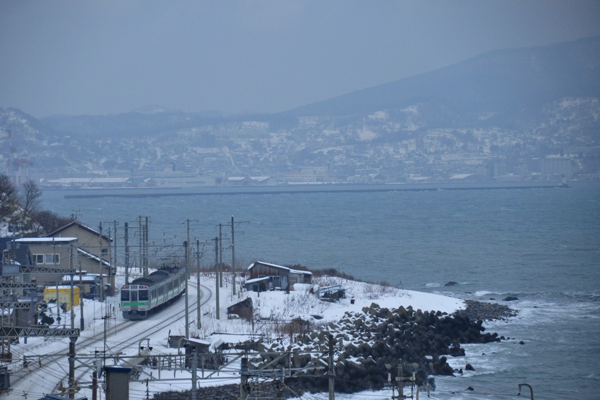 函館本線・撮影・朝里