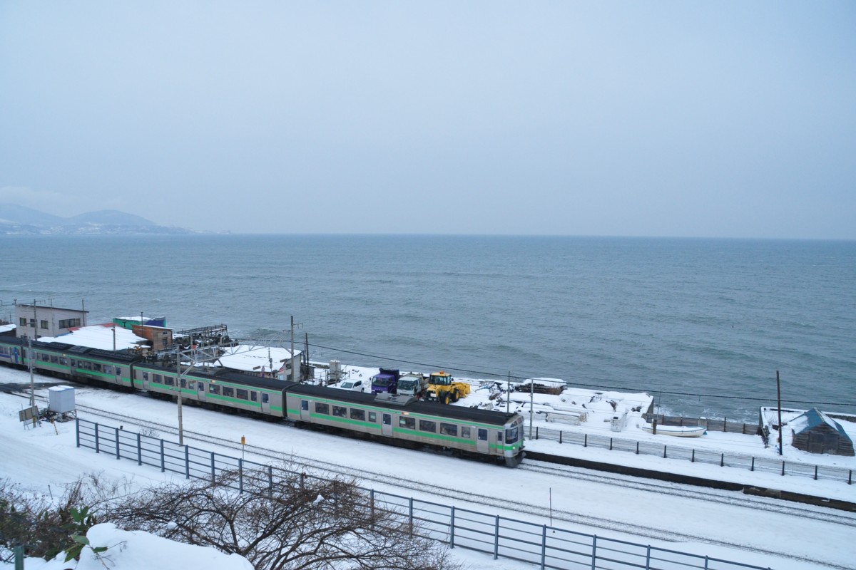 函館本線・撮影・朝里