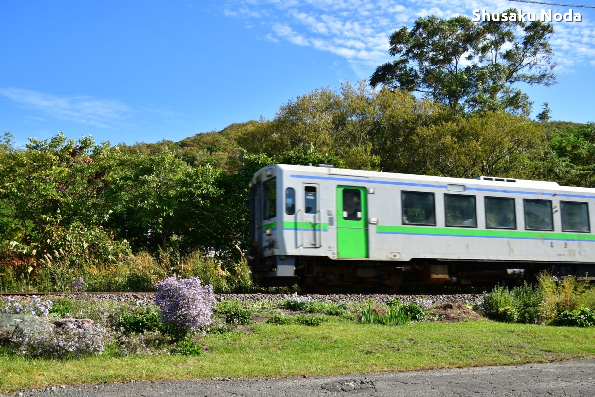 鉄道写真・秋・撮影地：留萌本線・大和田－留萌