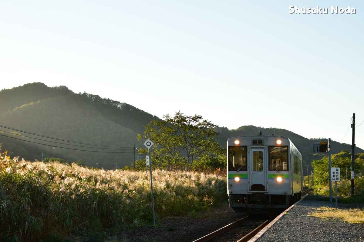 鉄道写真・秋・撮影地：留萌本線・藤山