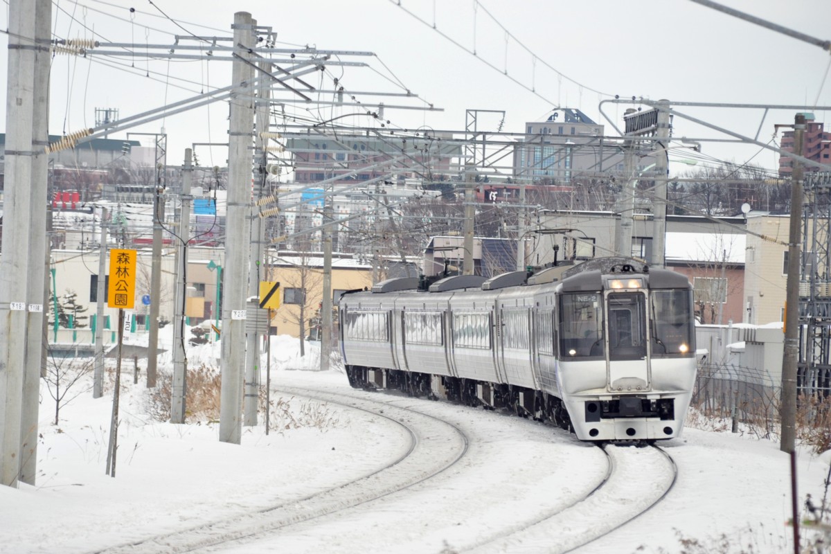 撮影・雪・函館本線・厚別－森林公園