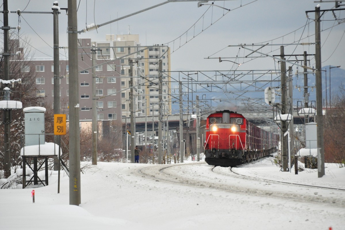 撮影・雪・函館本線・厚別－森林公園