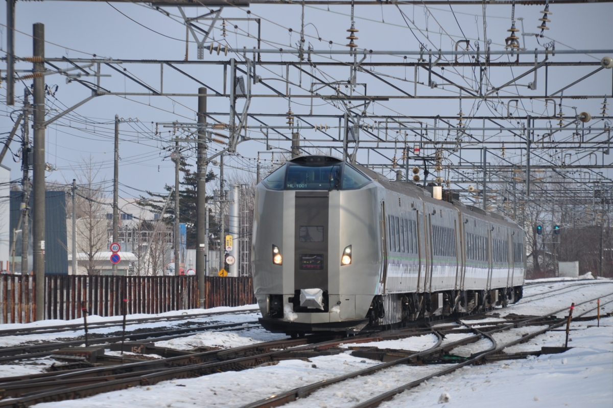 撮影・雪・函館本線・苗穂