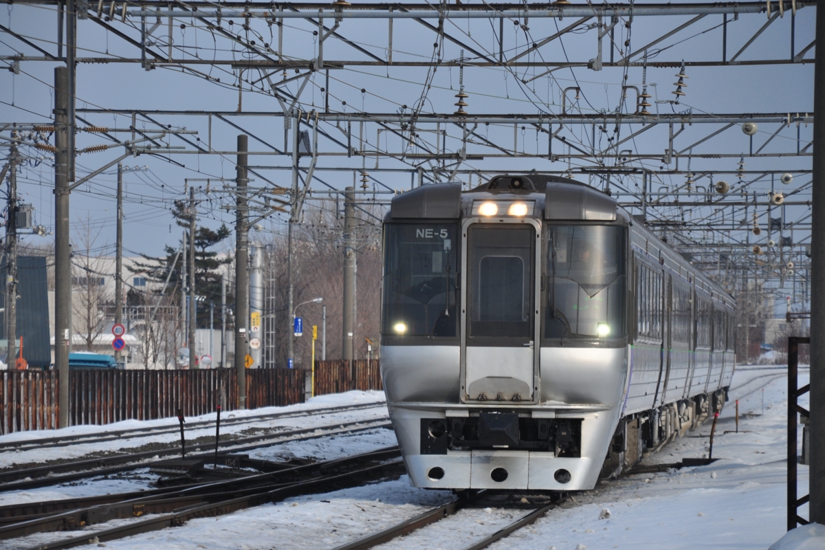 撮影・雪・函館本線・苗穂