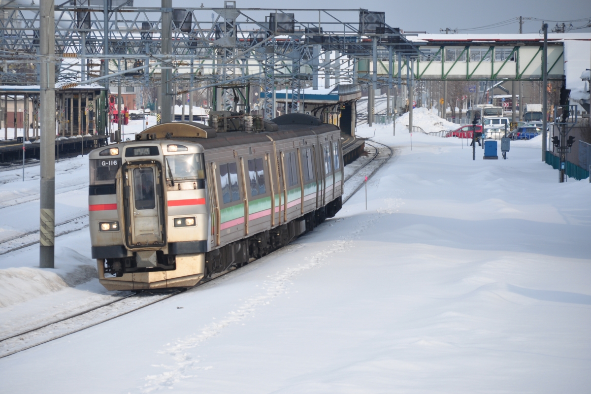 撮影・雪・函館本線・苗穂