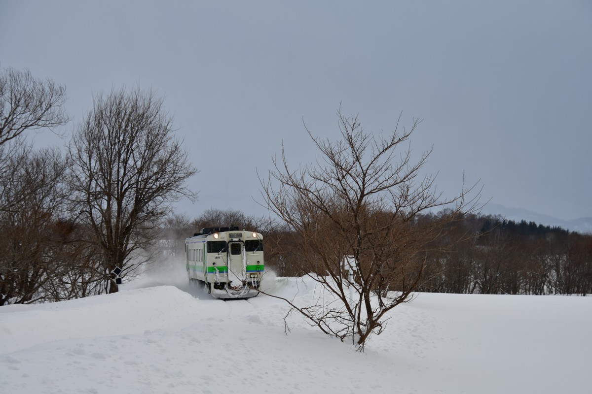 撮影・雪・札沼線・知来乙－石狩月形