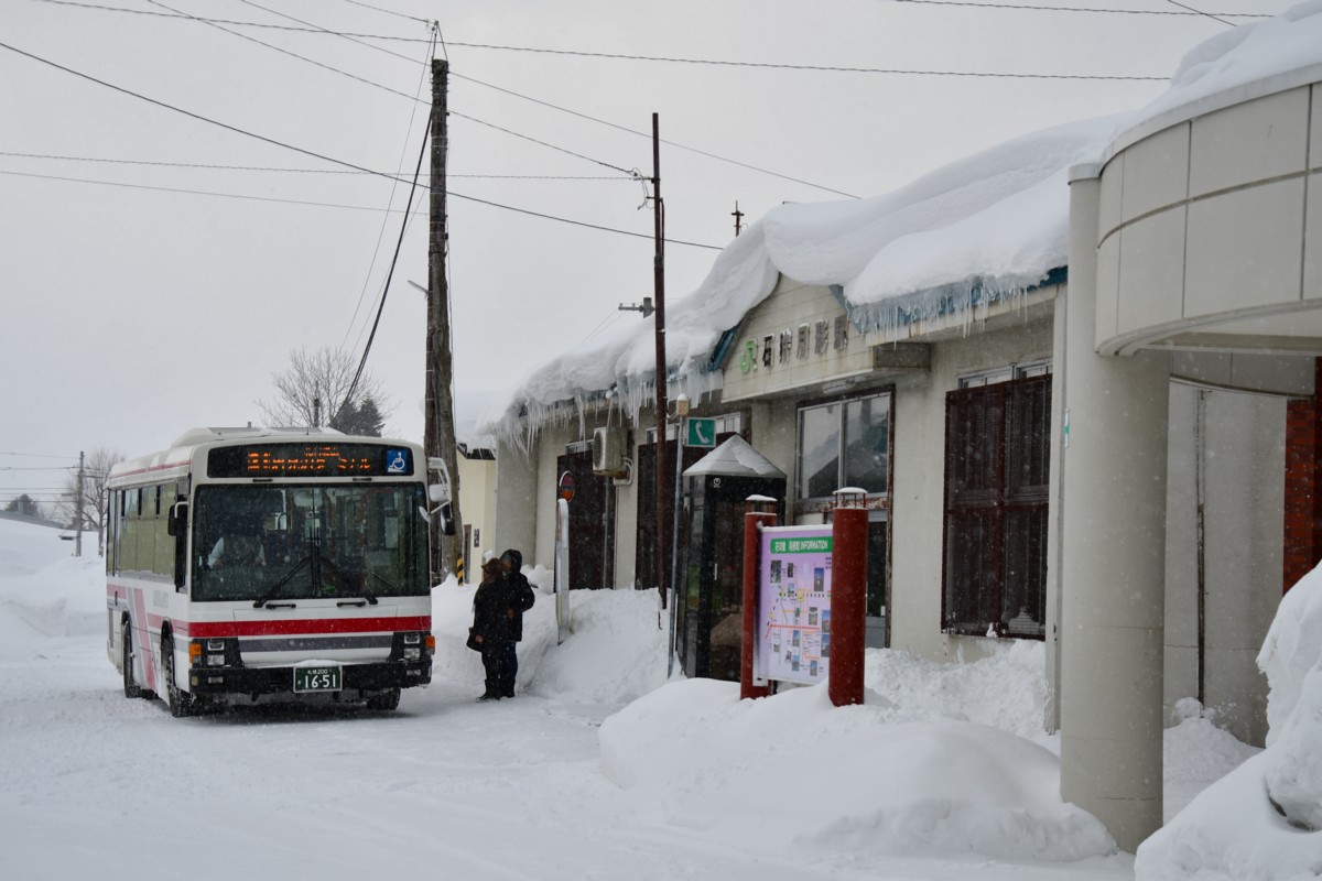 撮影・雪・札沼線・石狩月形