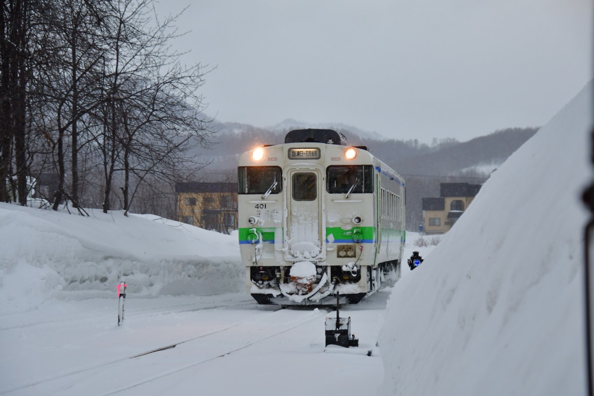 撮影・雪・札沼線・石狩月形