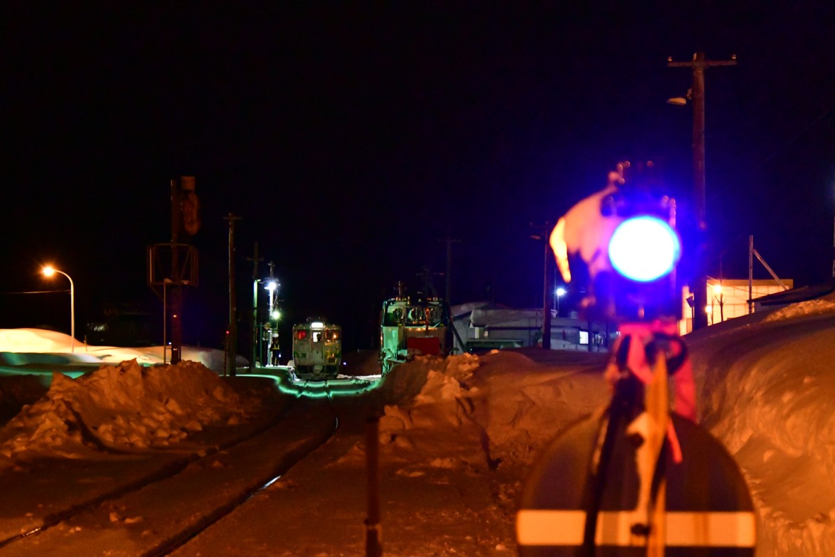 撮影・雪・札沼線・石狩月形