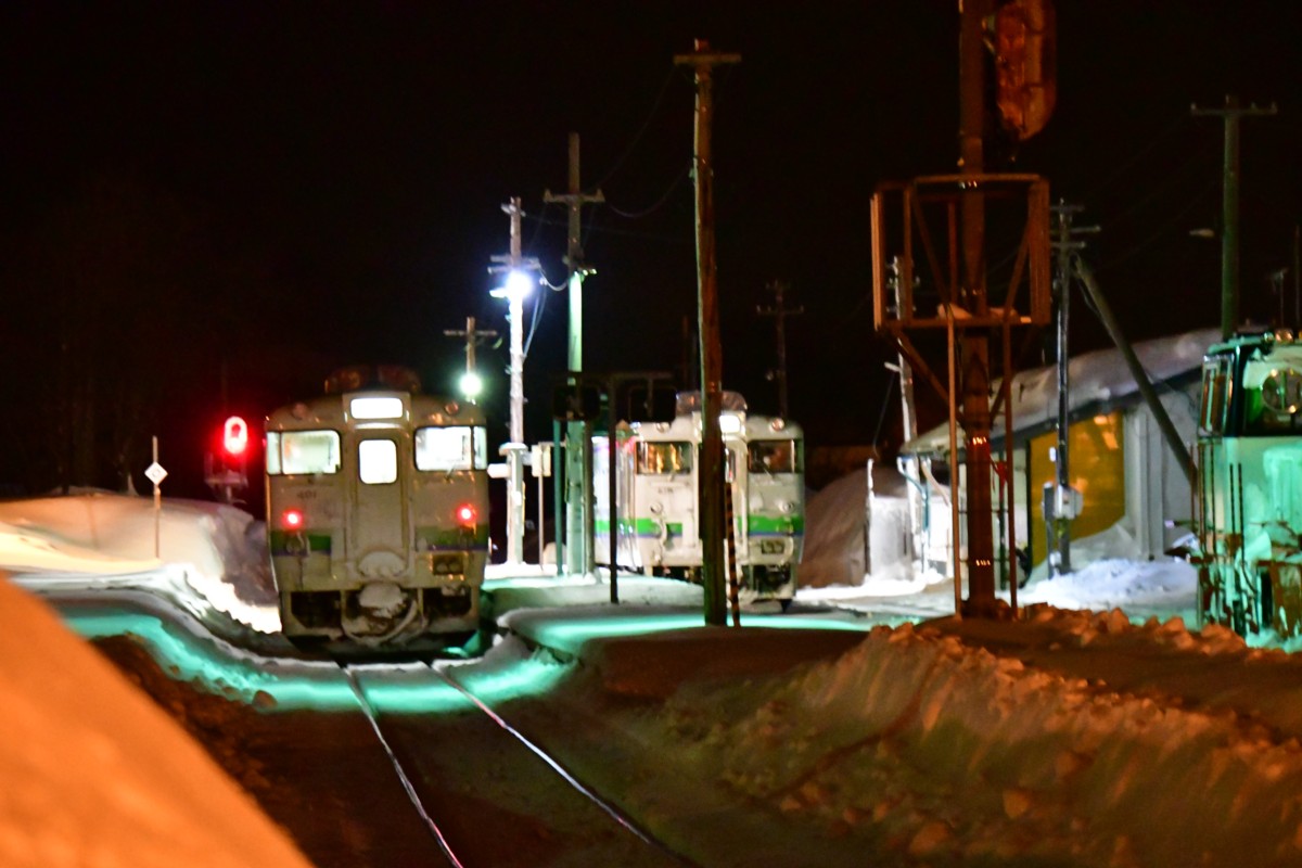 撮影・雪・札沼線・石狩月形