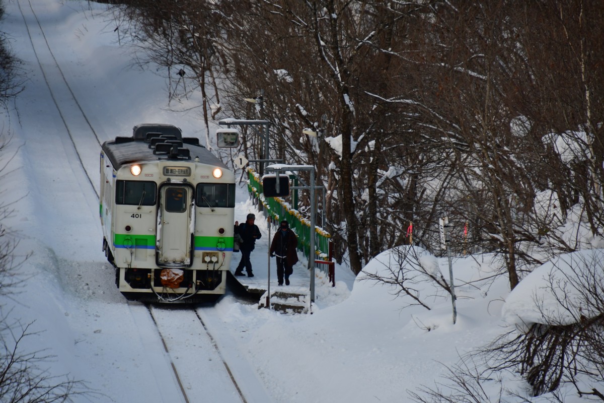 撮影・雪・札沼線・豊ヶ岡