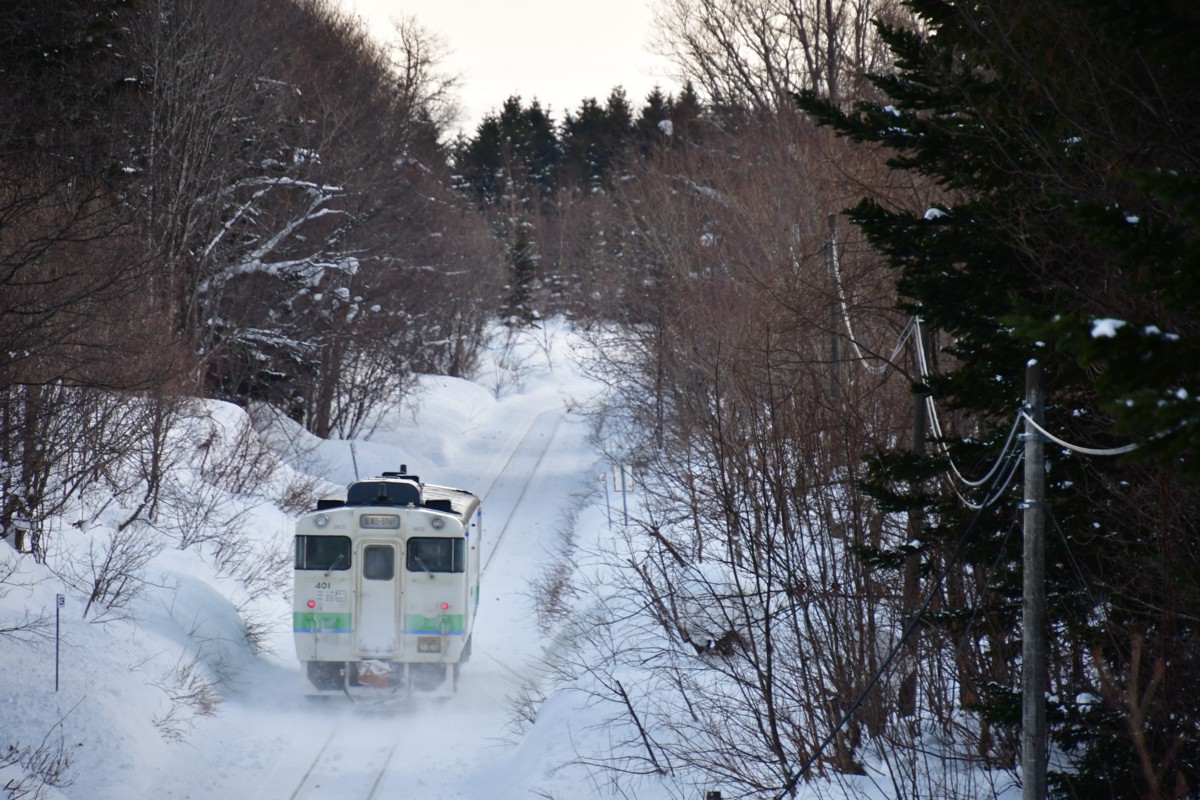 撮影・雪・札沼線・豊ヶ岡