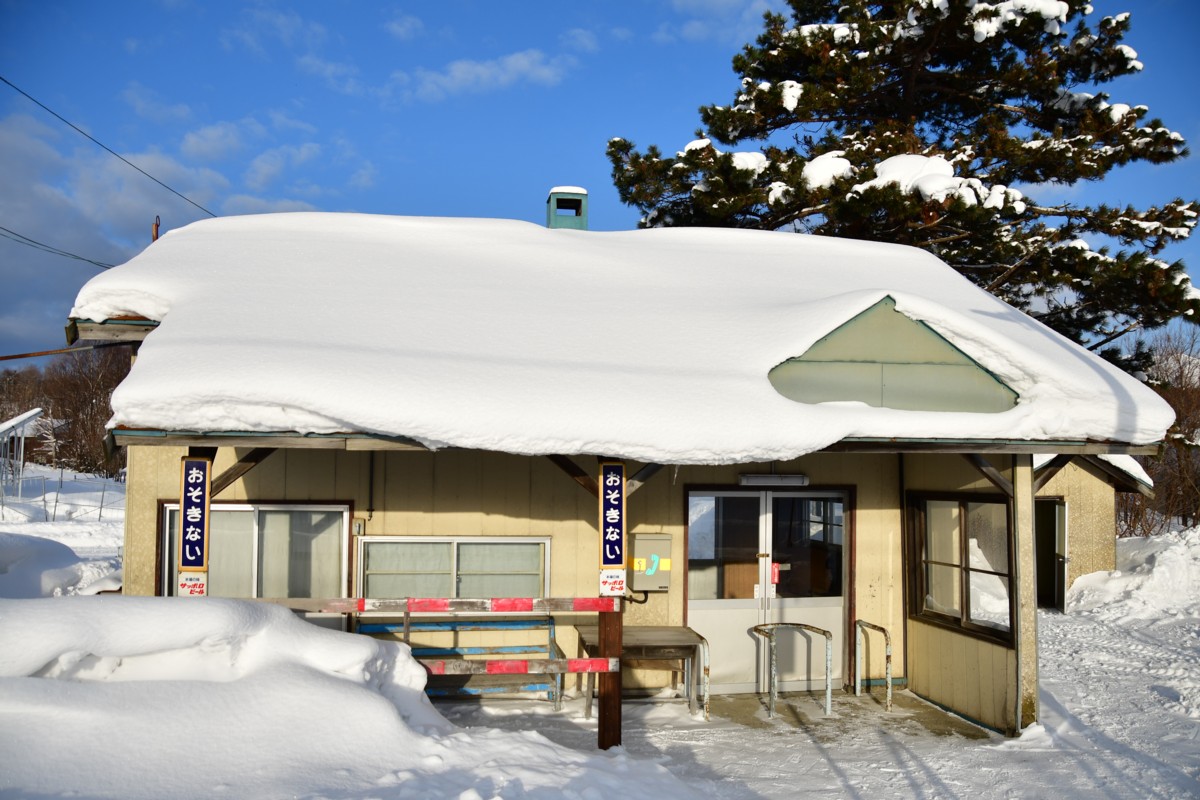 撮影・雪・札沼線・晩生内