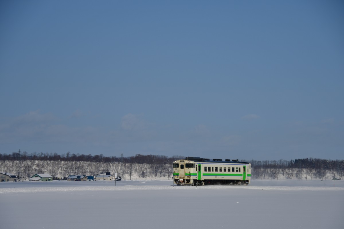撮影・雪・札沼線・下徳富－新十津川