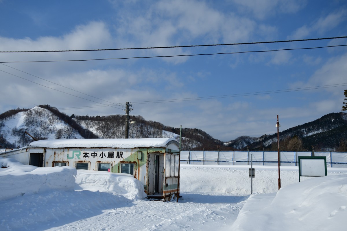 撮影・雪・札沼線・本中小屋