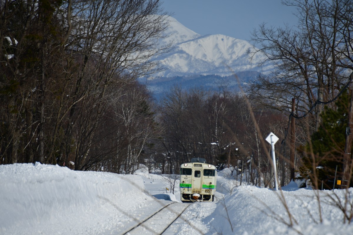 撮影・雪・札沼線・本中小屋