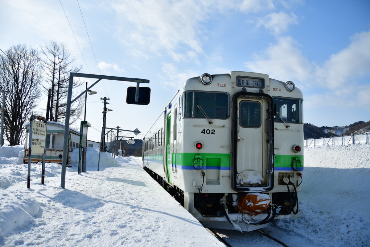 撮影・雪・札沼線・本中小屋