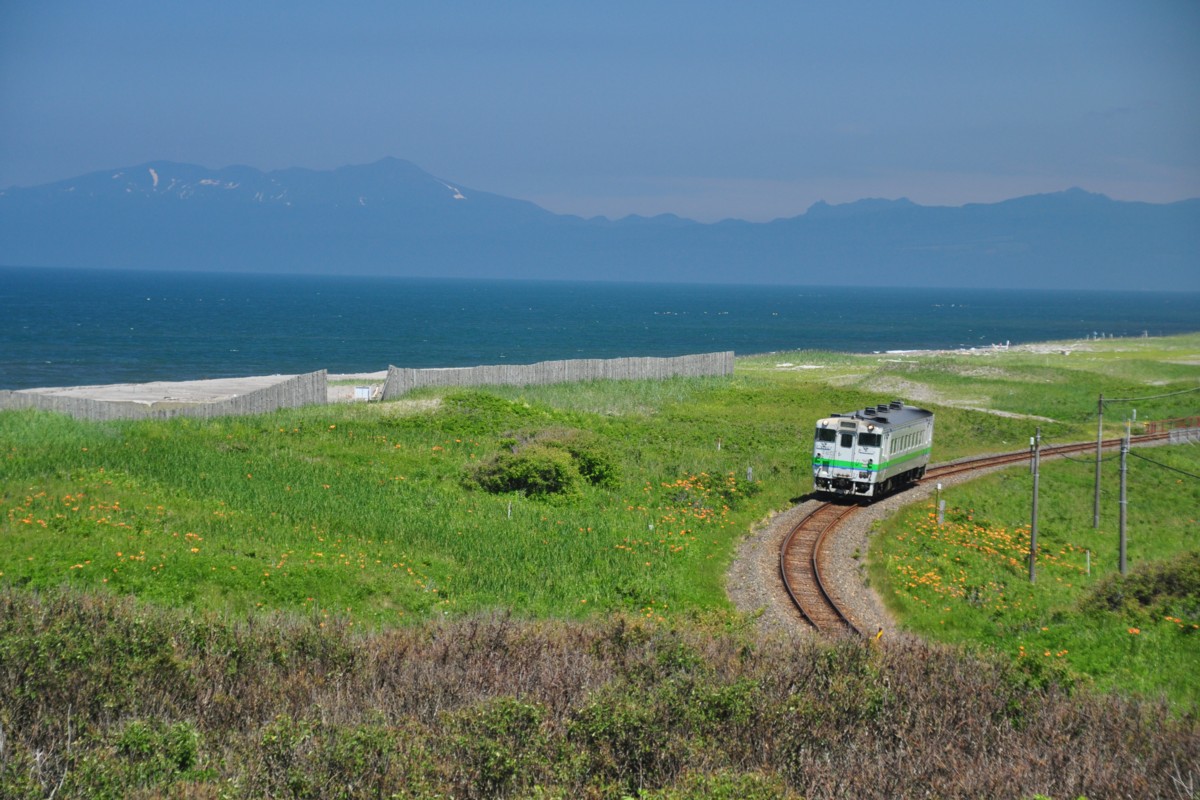 釧網本線・撮影・オホーツク海・止別－浜小清水