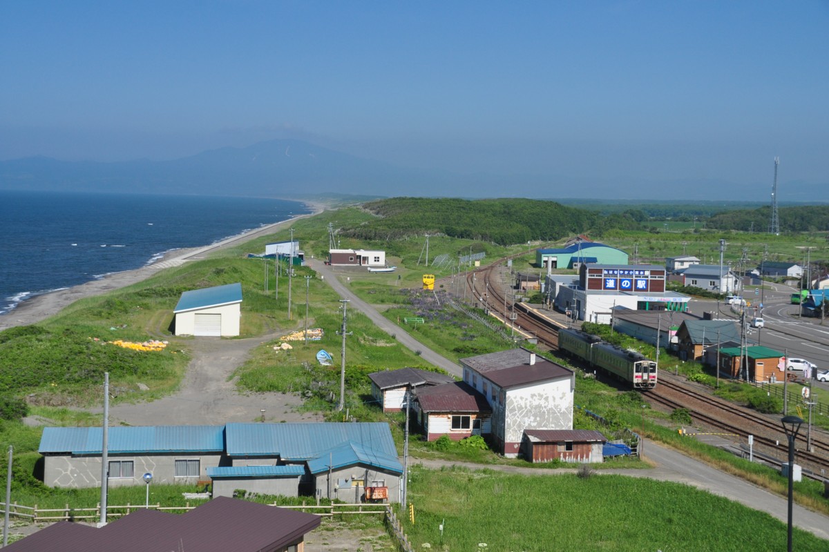 釧網本線・撮影・オホーツク海・浜小清水