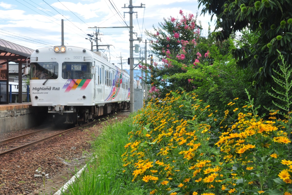 撮影・アルピコ交通上高地線・下島