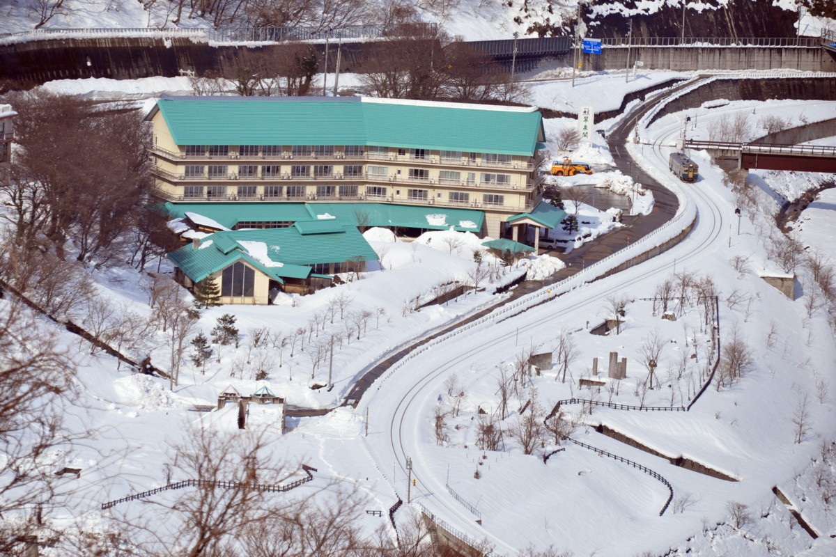 撮影・雪・大糸線・北小谷－平岩