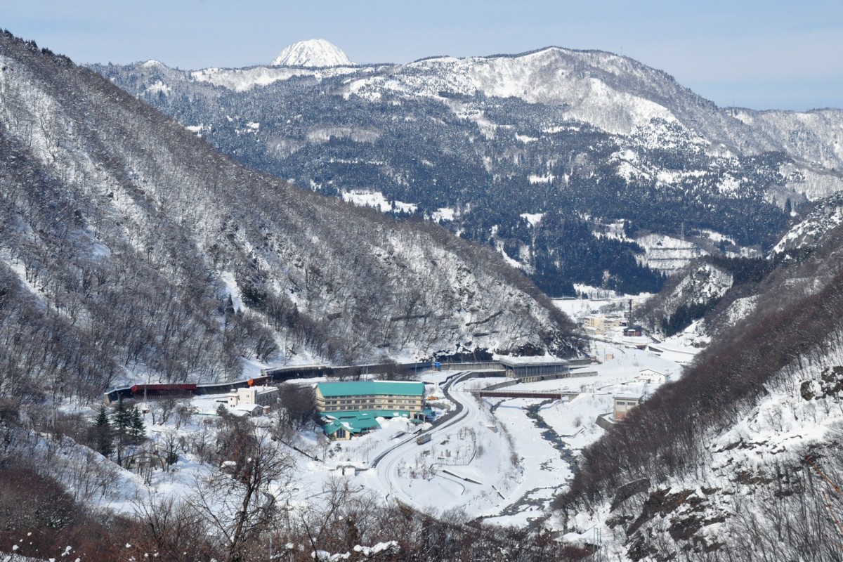 撮影・雪・大糸線・北小谷－平岩