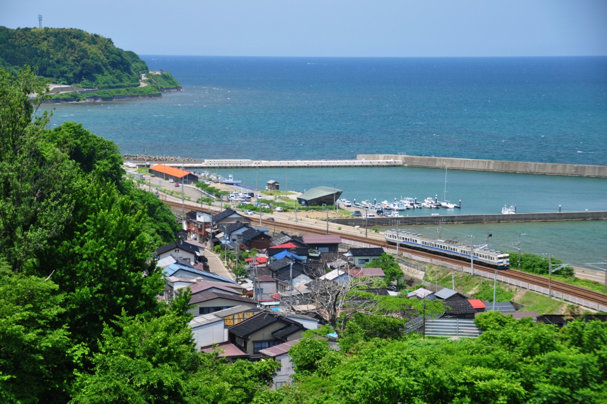 撮影・海・北陸本線・有間川－谷浜