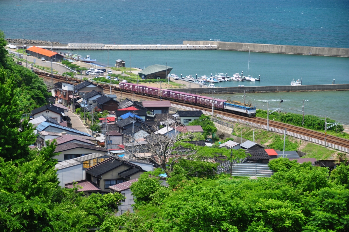 撮影・海・北陸本線・有間川－谷浜