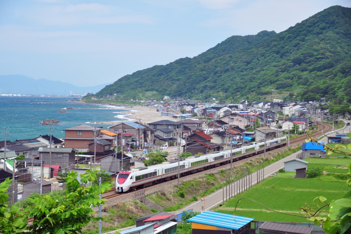 撮影・海・北陸本線・有間川－谷浜