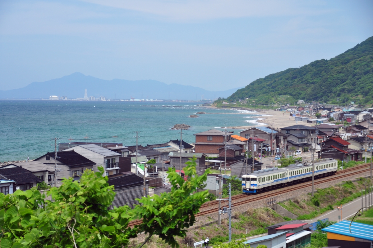 撮影・海・北陸本線・有間川－谷浜