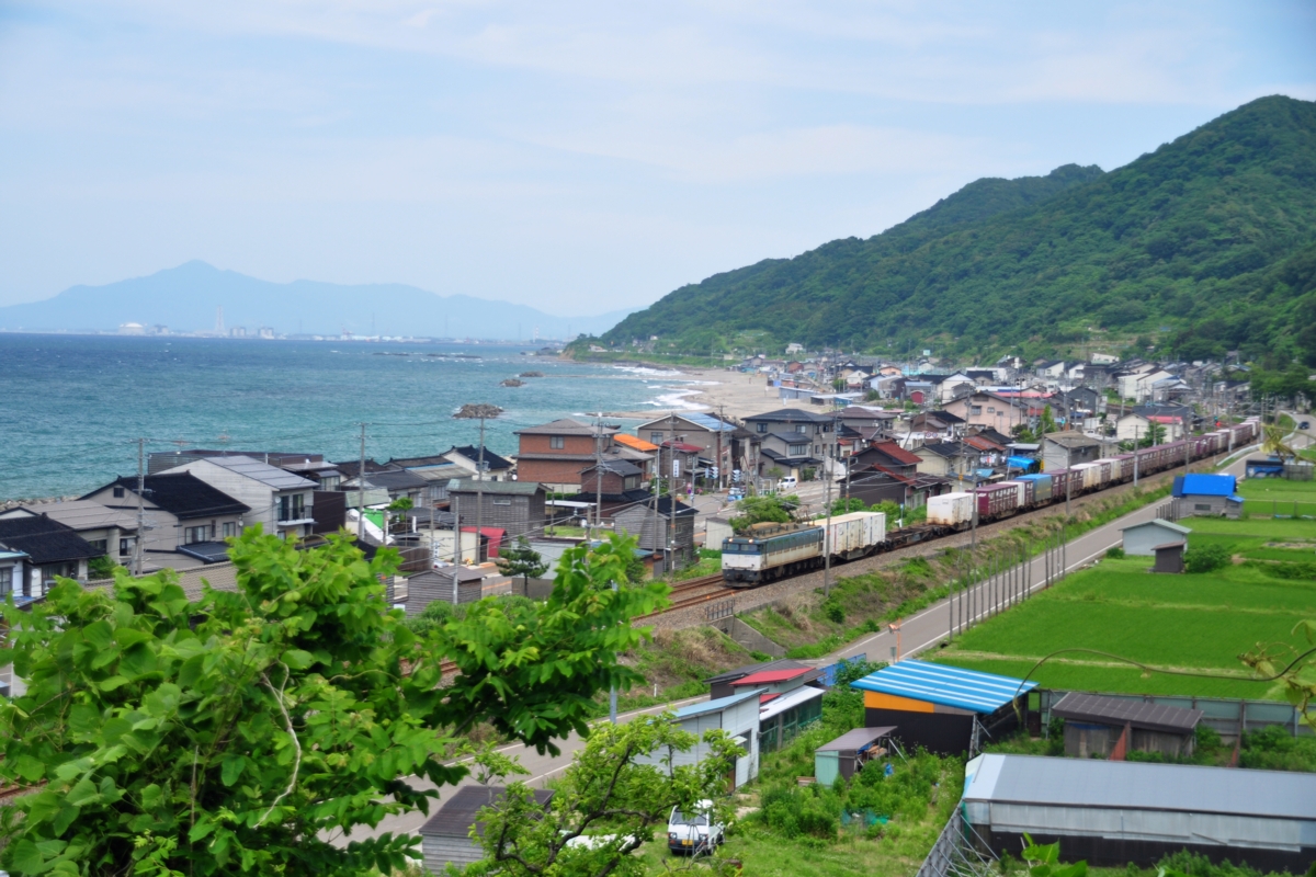 撮影・海・北陸本線・有間川－谷浜