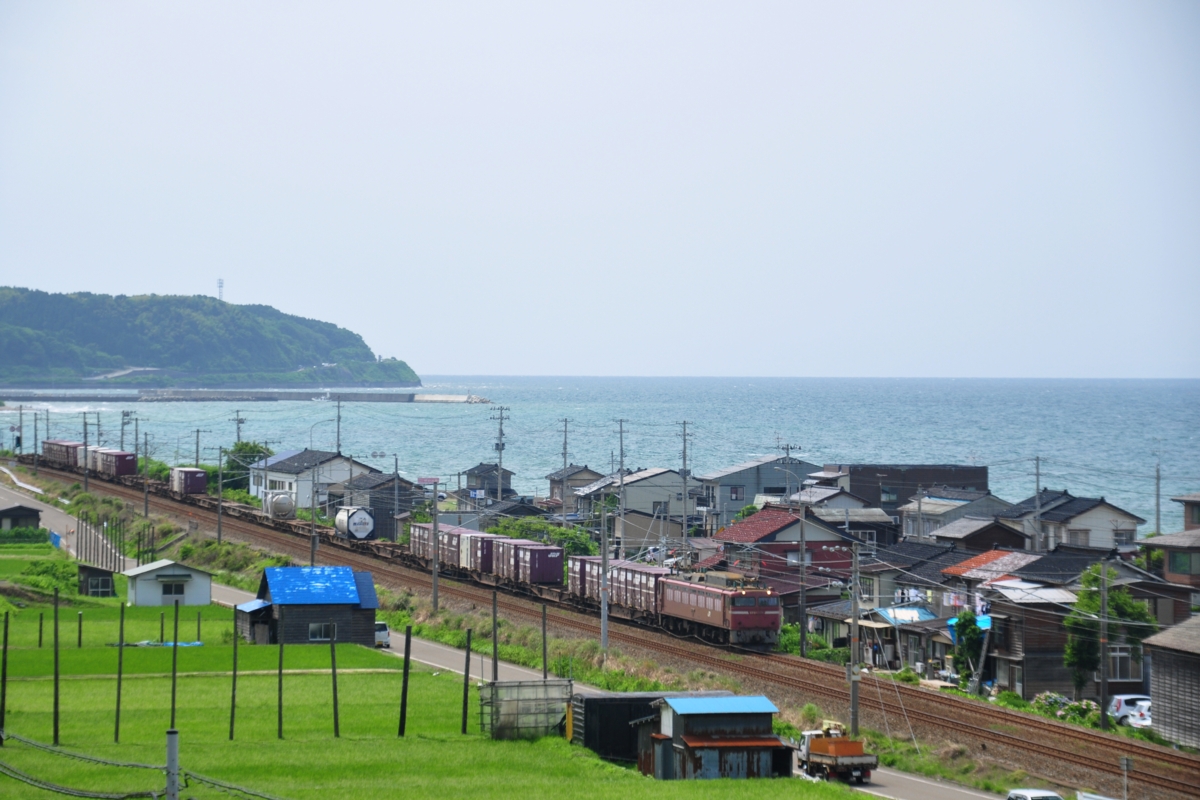 撮影・海・北陸本線・有間川－谷浜