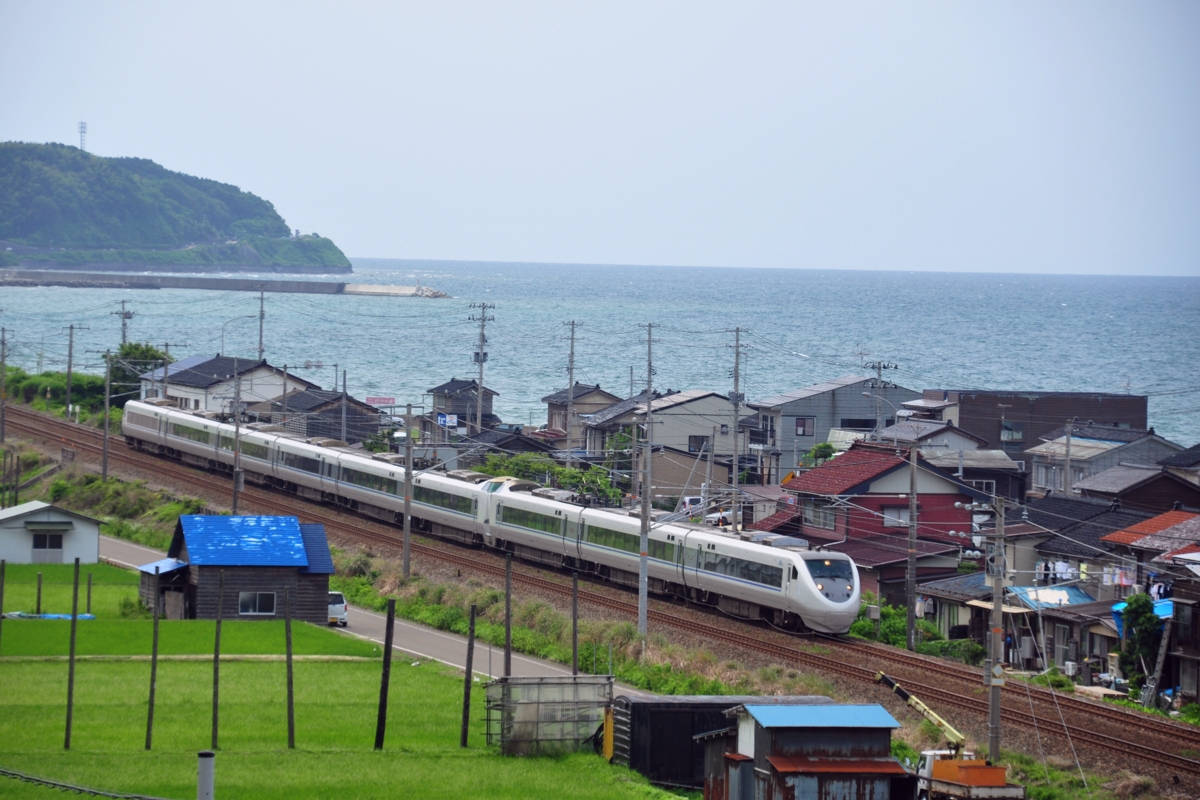 撮影・海・北陸本線・有間川－谷浜