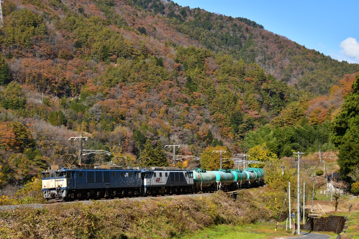 撮影・紅葉・中央西線・倉本－須原