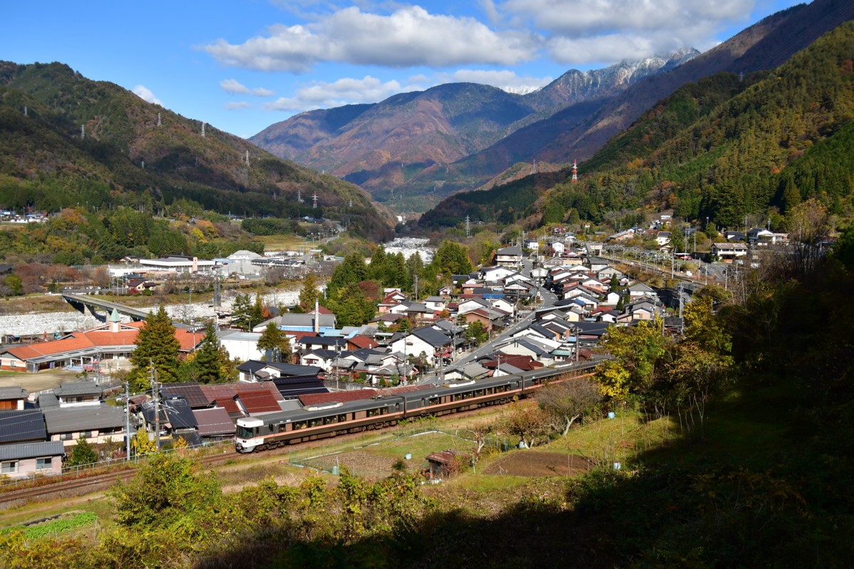 撮影・紅葉・中央西線・須原－大桑